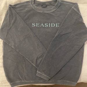 Ribbed Seaside Sweatshirt